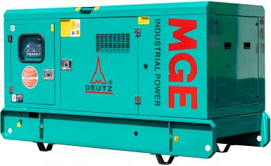Дизельный генератор MGE P27DZ в кожухе с АВР