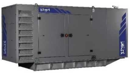 Дизельный генератор Hertz HG 550 CL в кожухе с АВР