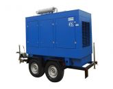 ССМ ЭД-315-Т400-1РКМ2 в шумозащитном кожухе на шасси